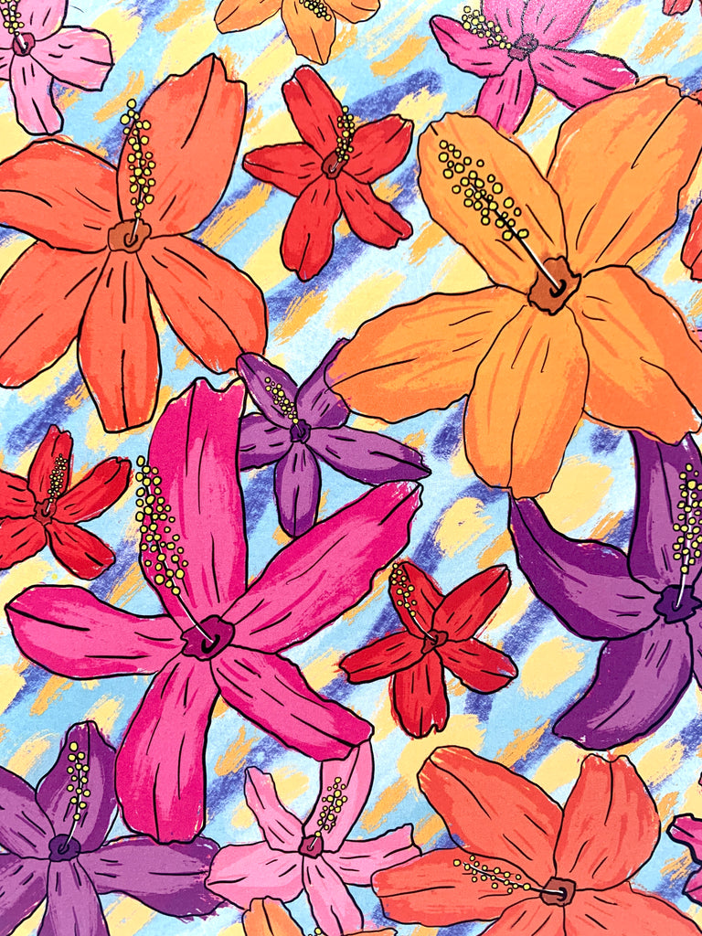 SUSANA CACHO - 4" x 6” Greeting Card- Amapolas Multi