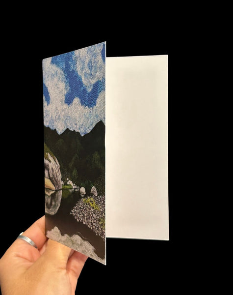 SUSANA CACHO - 4" x 6" Greeting Card with Envelope- Cañón Blanco