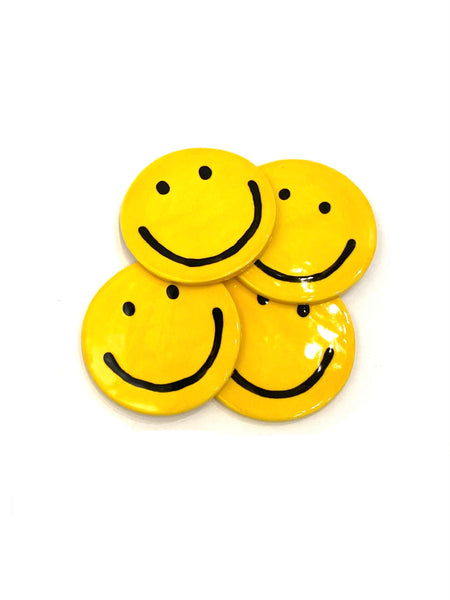 LAS MALCRIÁS- Artificio - Happy Face Coasters (Set of 4)
