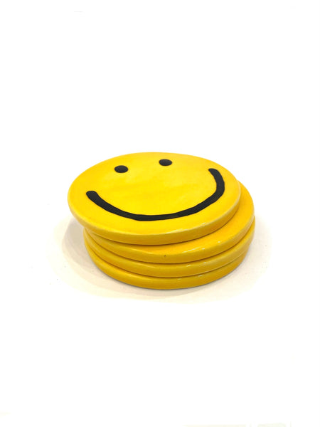 LAS MALCRIÁS- Artificio - Happy Face Coasters (Set of 4)