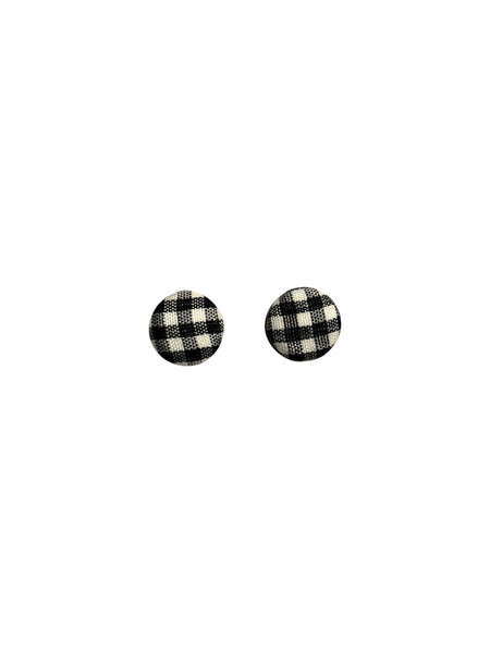 BOTÓN DE AZÚCAR- Small Studs- Gingham