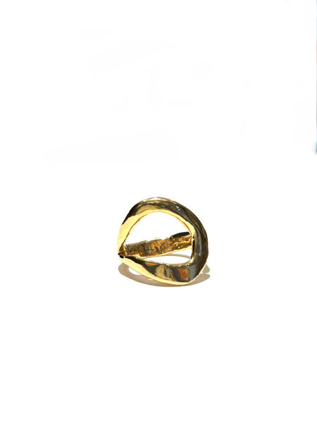 DOS PINCELES - Aqua Ring (Brass or Silver)