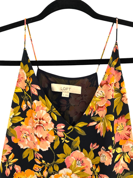 THRIFT- Floral Top - Medium