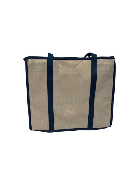 ARLENE MORILLO- Versa Talega Reversible Tote-Navy / White and Grey