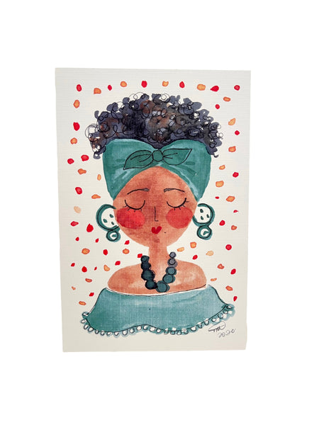 HABÍA UNA VEZ- Art Print 4" x 6" - Afrocaribeña