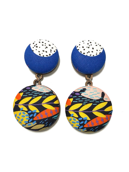 BOTÓN DE AZÚCAR - Double Earrings- Nocturnal
