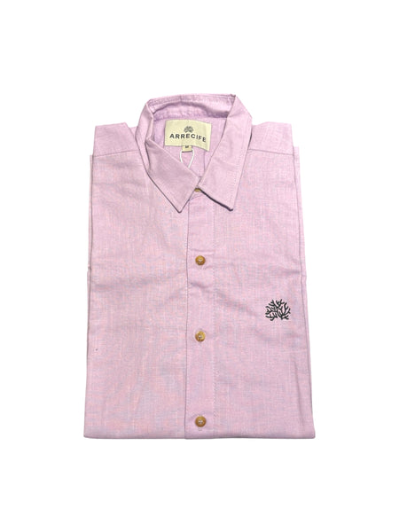 ARRECIFE -  Lilac - Linen Long Sleeve Shirt