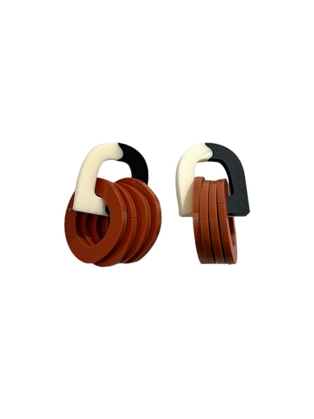 FORASTERA - Mini Curva Earrings (more colors available)
