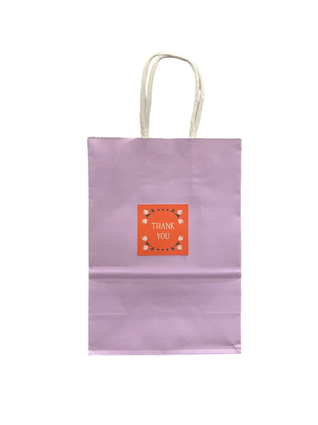 JUST B CUZ- Gift Bag - Medium - Lilac - Thank You