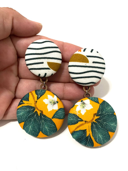 BOTÓN DE AZÚCAR- Double Earrings - Dunes