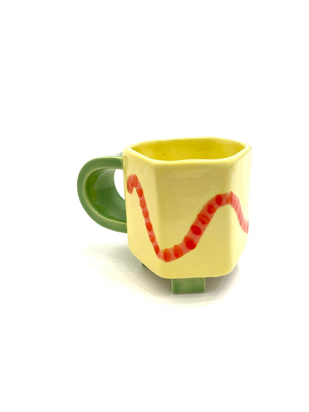 LAS MALCRIÁS- Artificio - Yellow Worms Mug (Pocillo)