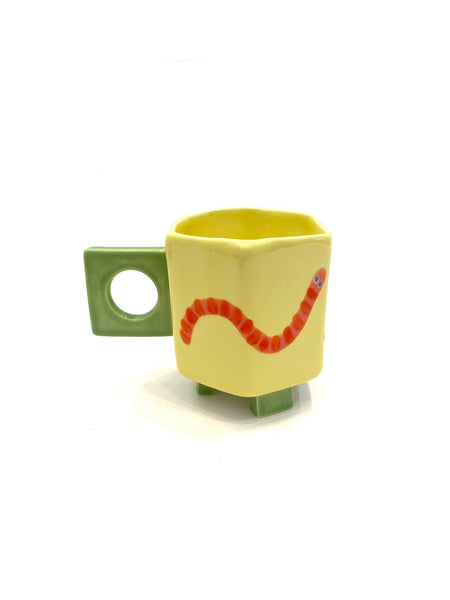 LAS MALCRIÁS- Artificio - Yellow Worms Mug (Pocillo)