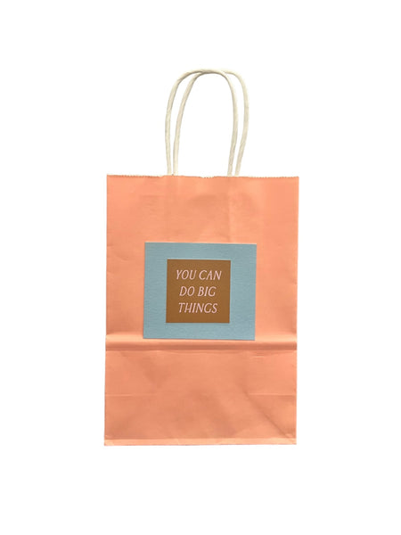 JUST B CUZ- Gift Bag - Medium - You Can Do Big Things
