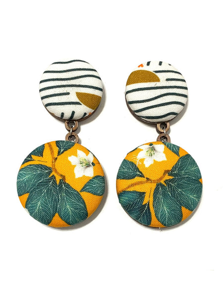 BOTÓN DE AZÚCAR- Double Earrings - Dunes