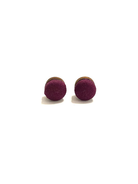 BOTÓN DE AZÚCAR- Mini Studs - Burgundy