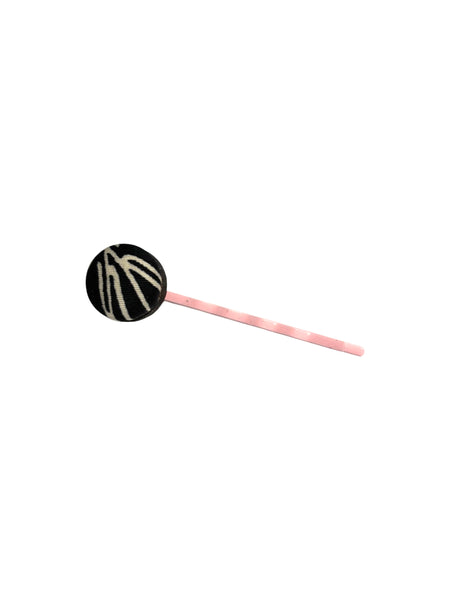 BOTÓN DE AZÚCAR- Bobby Pin- Black & White