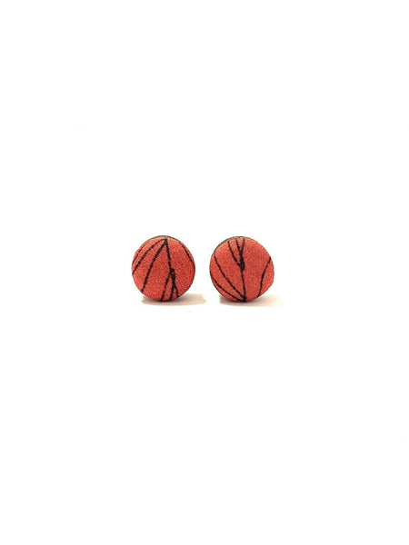 BOTÓN DE AZÚCAR - Small Studs - Salmon