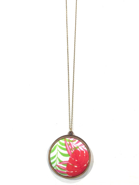 BOTÓN DE AZÚCAR - Pendant Necklace- Single- Palms