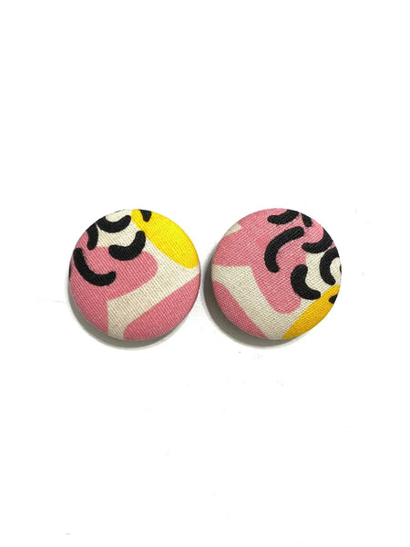 BOTÓN DE AZÚCAR- Medium Studs - Abstract Doodles