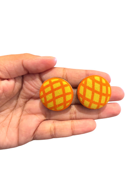 BOTÓN DE AZÚCAR- Medium Studs - Pineapple