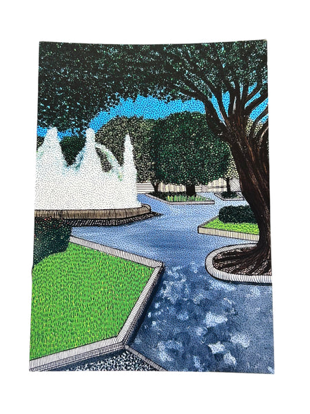 SUSANA CACHO - 5" x 7” Art Print- Parque de las Delicias