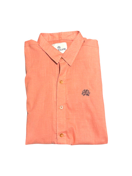 ARRECIFE -  Guayaba Linen Short Sleeve Shirt