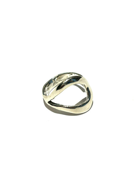 DOS PINCELES - Aqua Ring (Brass or Silver)