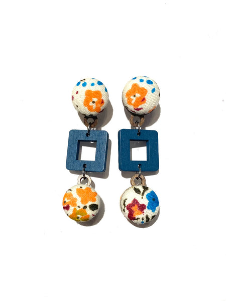 BOTÓN DE AZÚCAR - Ventana Earrings- Small- First Flowers
