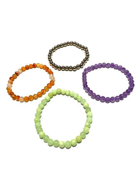 MONIQUE MICHELE- Gem Elastic Bracelets