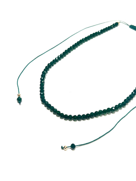 E-HC DESIGNS- Full Crystal Adjustable Choker (many colors available)