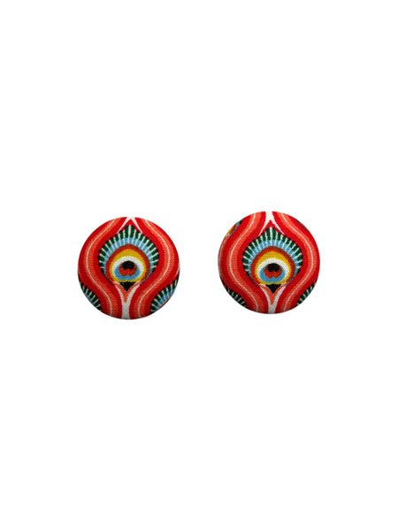 BOTÓN DE AZÚCAR- Medium Studs - Peacock