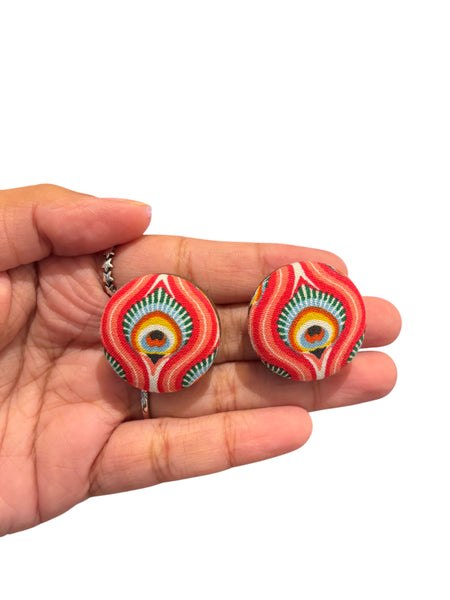 BOTÓN DE AZÚCAR- Medium Studs - Peacock