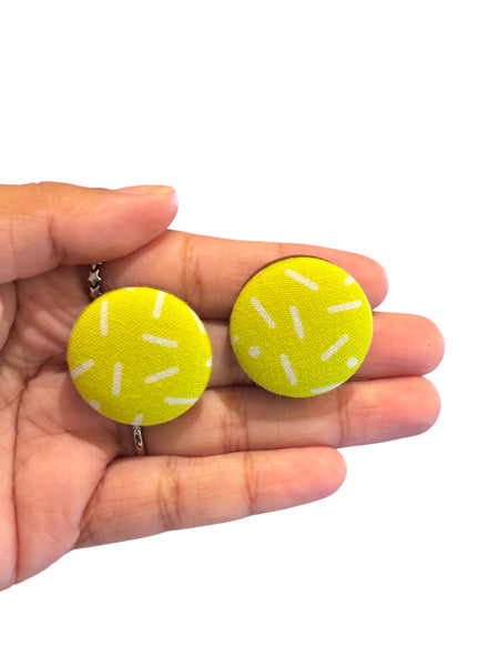 BOTÓN DE AZÚCAR- Medium Studs - Neon Pill Dots