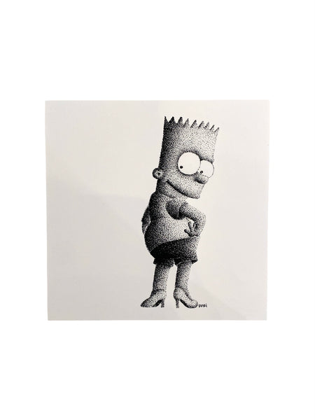 DORI LOZADA - Print 6x6 Bart Simpson