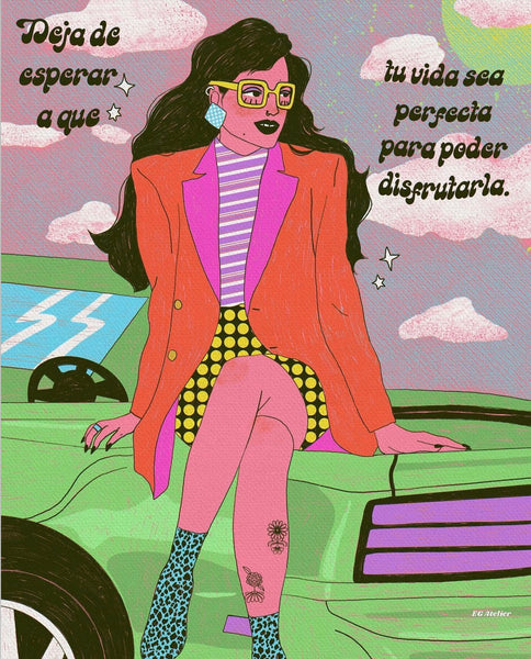 EG ATELIER- 8.5" x 11" Art Print- City Pop Babe