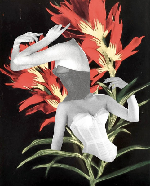 NEURONA COLLAGE STUDIO- 5"x7" Collage Print- Torsos