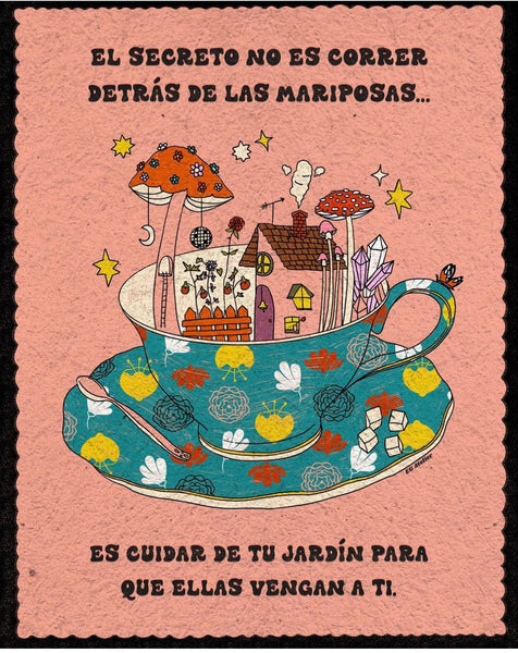 EG ATELIER- 4" x 6" Art Print- Cottage by the Tea Cup 1
