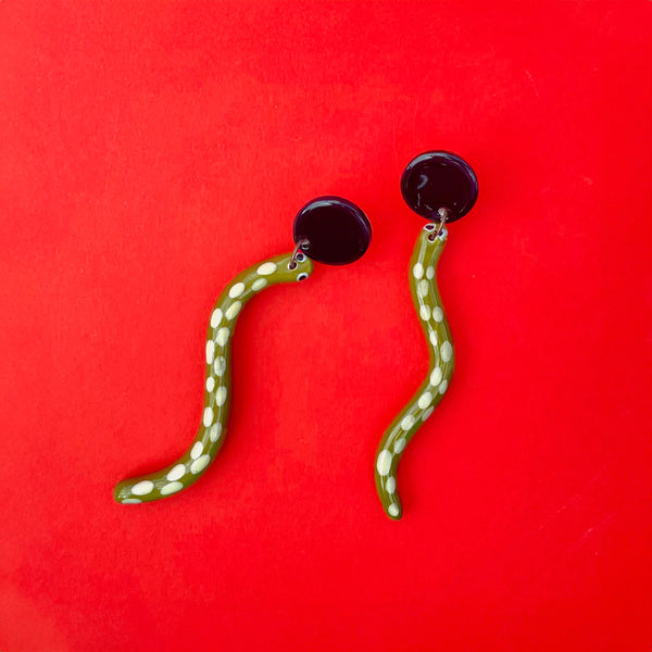 LAS MALCRIÁS- Artificio- Snake Earrings