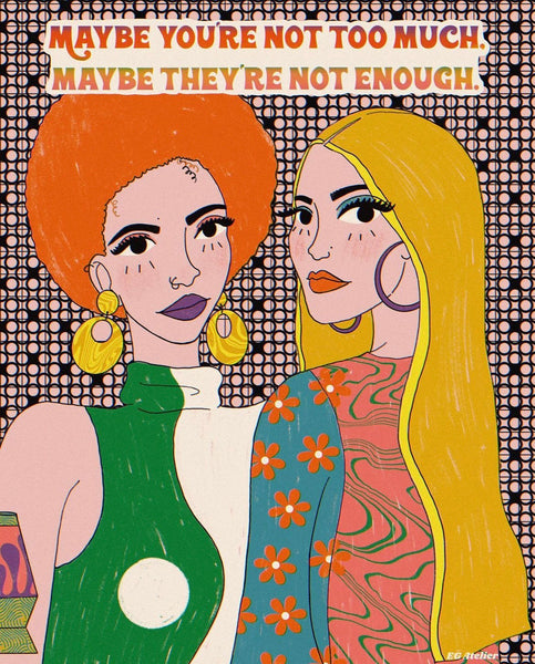 EG ATELIER- 4" x 6" Art Print- Eres Toda