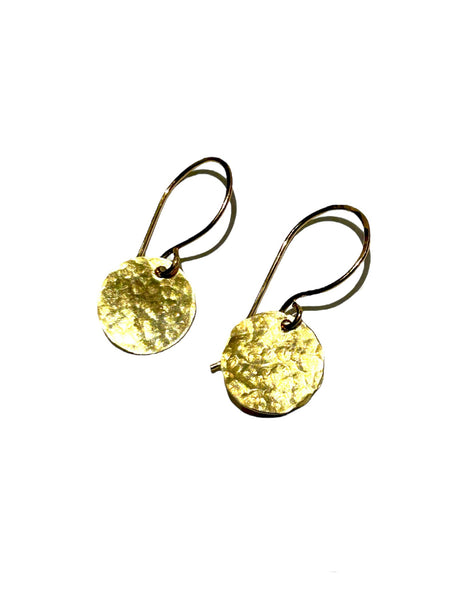 MONIQUE MICHELE- Brass Hammered Earrings
