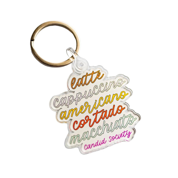 CANDID SOCIETY - Coffee Lover- Keychain
