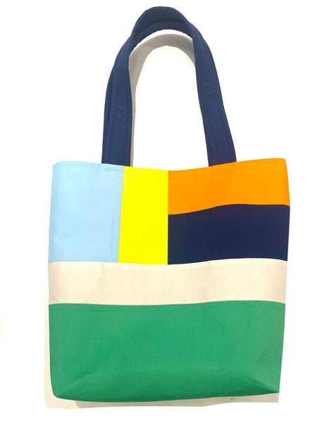 HECHO POR MAGUITO- Color Block Tote- Sunny Day