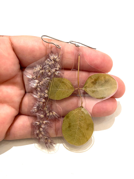 PUPA BY GIO - Floral Earrings - Long with hook