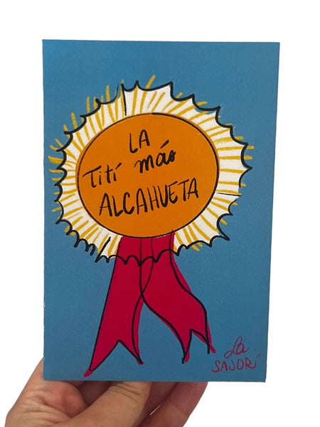 SAJORÍ - Tití Alcahueta Greeting Card