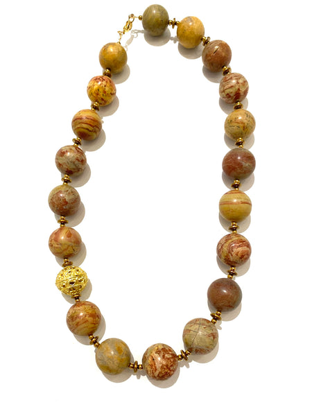 HC DESIGNS- Bold Agate  Necklace (different colors available)