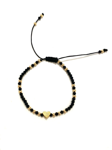 E-HC DESIGNS- Mini Crystal Bracelet With Charm