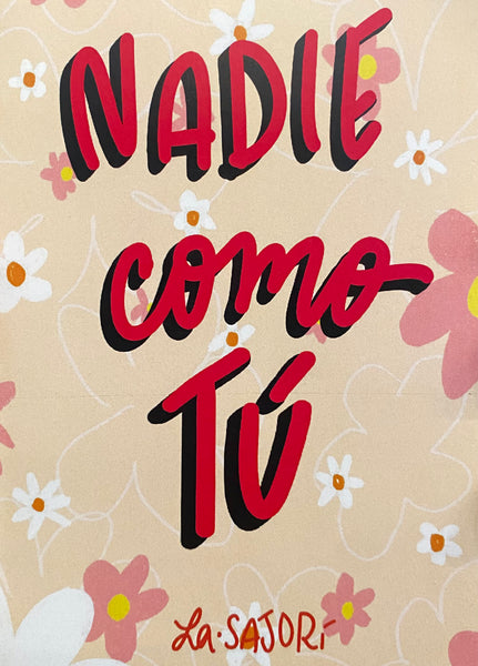 SAJORÍ - Nadie Como Tu Greeting Card