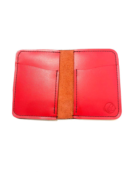 IGUACA - Simple vertical wallet- Red Faeda