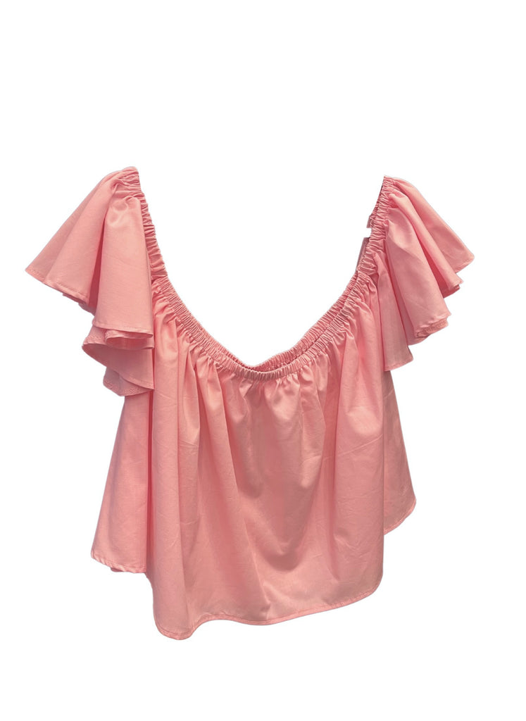 SULYVETTE DÍAZ - Isabella Top Off-the-Shoulder Blouse with Ruffled Sleeves (More colors available)