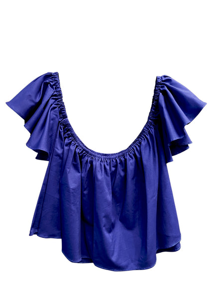SULYVETTE DÍAZ - Isabella Top Off-the-Shoulder Blouse with Ruffled Sleeves (More colors available)